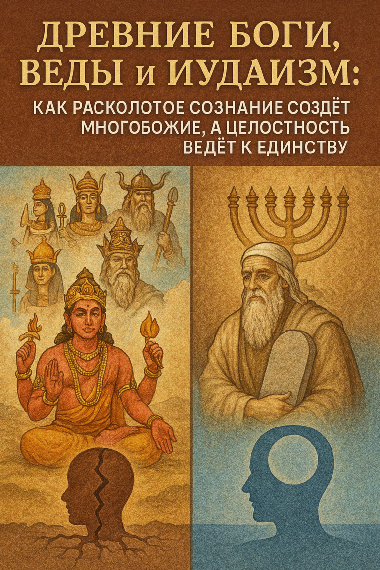 Древние Боги, Веды и Иудаизм: Как Расколотое Сознание Создаёт Многобожие, а Целостность Ведёт к Единству